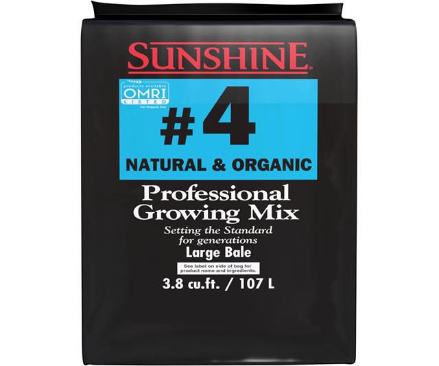 SunGro Horticulture Sunshine Natural & Organic Mix #4, 3.8 cu ft