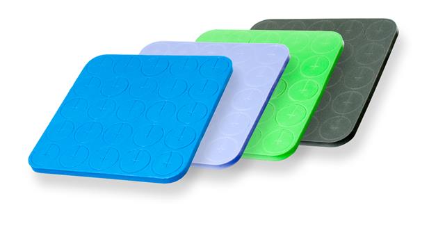 Neoprene Inserts, 2", Mixed Colors, 4 sheets of 25 inserts