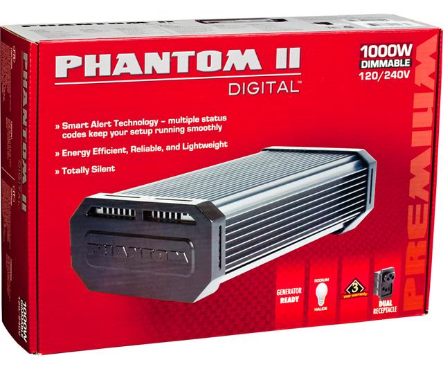 Phantom II 1000W Digital Ballast, 120/240V Dimmable