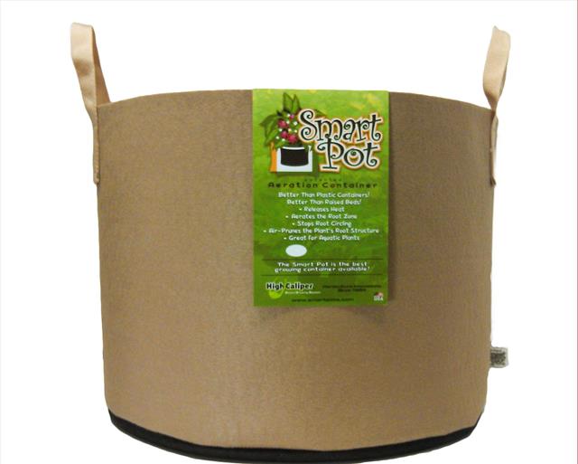 Smart Pot w/Handles, 20 gal, Tan