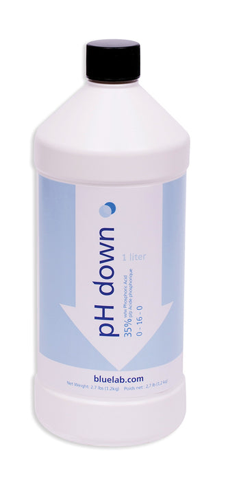 Bluelab pH Down, 1 Liter Bottle, case of 12