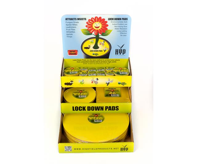 High Yield Lock Down Pads, 3", pack of 15