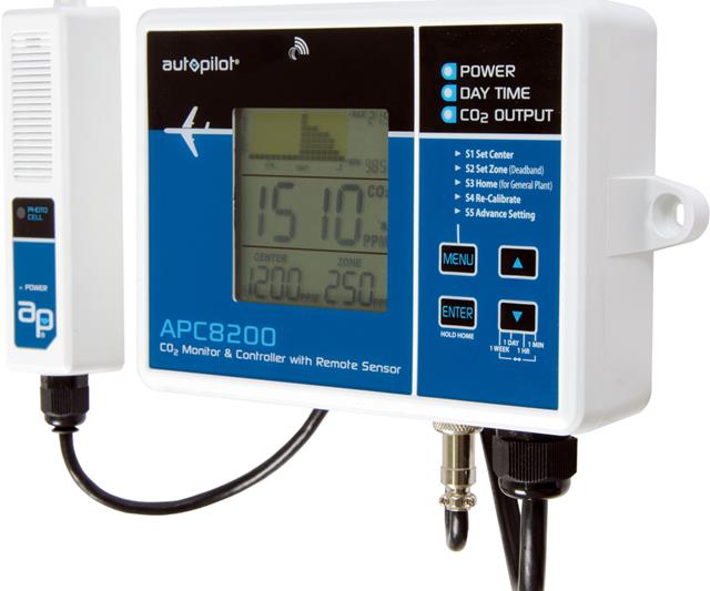 Autopilot CO2 Monitor & Controller w/15' Remote Sensor