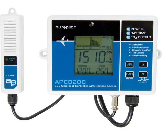 Autopilot CO2 Monitor & Controller w/15' Remote Sensor