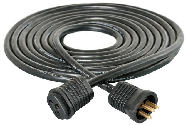 Lamp Cord Extension, 15', Lock & Seal