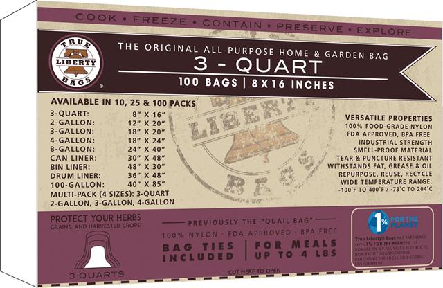 True Liberty Quail Bags, pack of 100