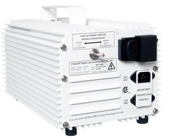 Xtrasun 1000W Convertible Ballast, 120/240V