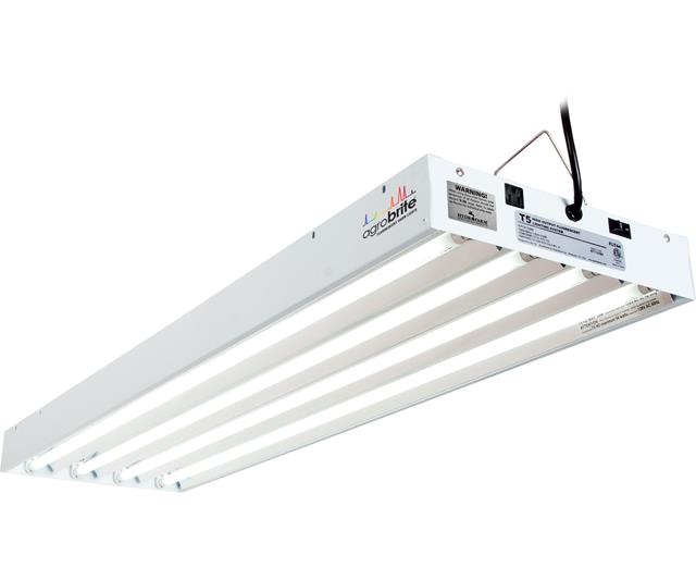 AgroBrite T5 432W 4'Fixture with Lamps