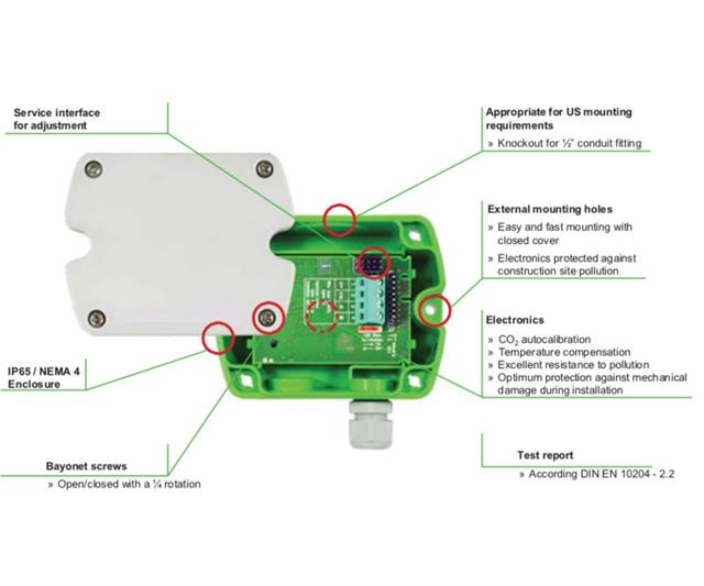 Total Grow Control CO2, Humidity, Temperature & Light Sensor