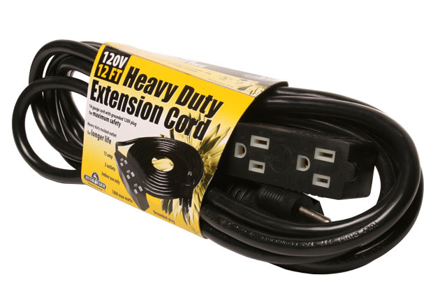 Heavy Duty 3 Outlet Power Strip / Extension Cord