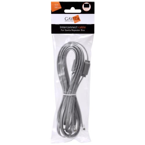 Gavita Interconnect Cable for Repeater Bus Gray 6P6C 3 m/10 ft