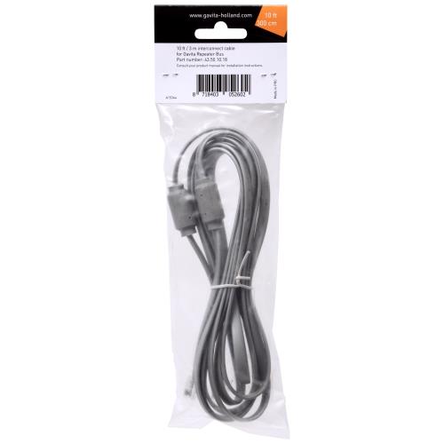 Gavita Interconnect Cable for Repeater Bus Gray 6P6C 3 m/10 ft