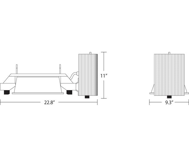 Eye Hortilux DE 1000-VS Grow Light System 120/240