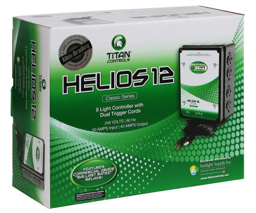 Titan Controls Helios 12 - 8 Light 240 Volt Controller w/ Dual Trigger Cords