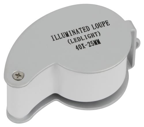 Grower's Edge Illuminated Magnifier Loupe 40x (12/Cs)