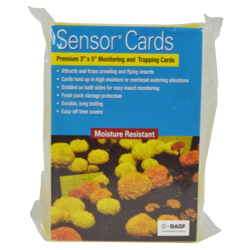 Sensor Cards Yellow Monitoring and Trapping Cards 50/Pack (15/Cs)