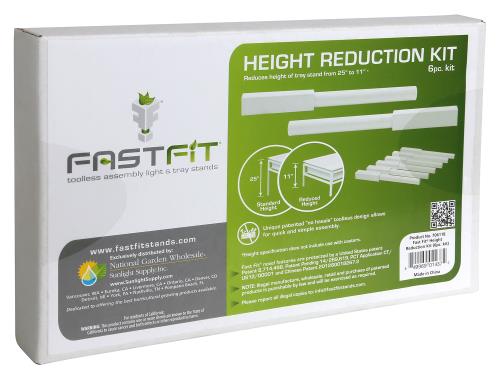 Fast Fit Height Reduction Kit 4 in Leg - 6 Pcs (12/Cs)