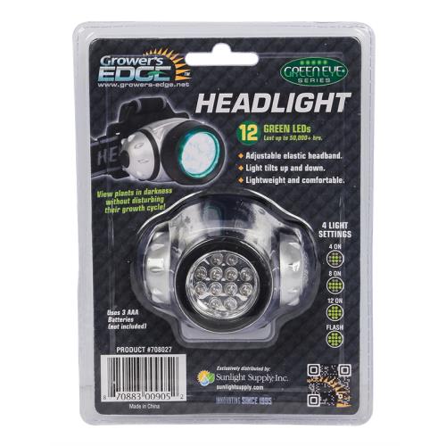 Grower's Edge Green Eye LED Headlight (100/Cs)