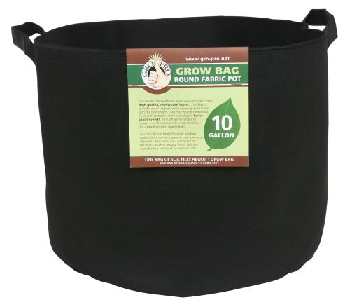 Gro Pro Premium Round Fabric Pot w/ Handles