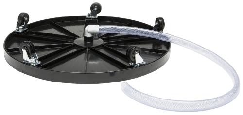 Plant Dolly Black 24 in Round w/ Hydro Fitting (4/Cs)