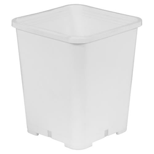 Gro Pro Premium White Square Pot