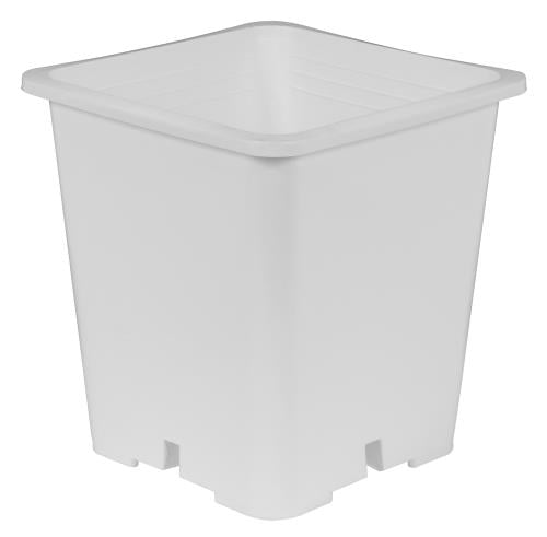 Gro Pro Premium White Square Pot