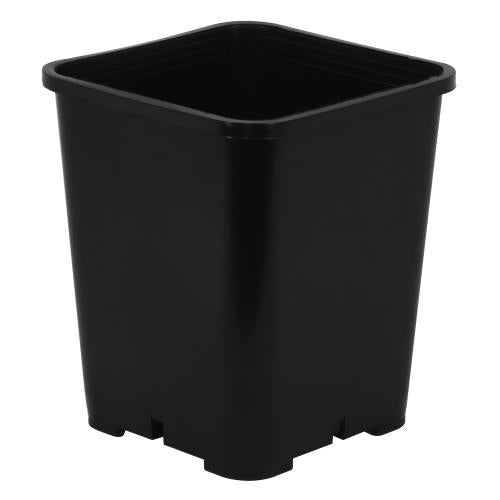 Gro Pro Premium Black Square Pot