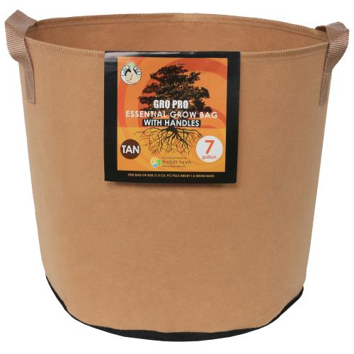 Gro Pro Essential Round Fabric Pot w/ Handles