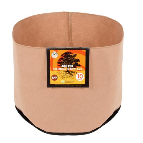 Gro Pro Essential Round Fabric Pot - Tan