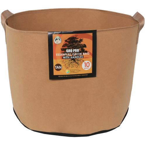 Gro Pro Essential Round Fabric Pot w/ Handles