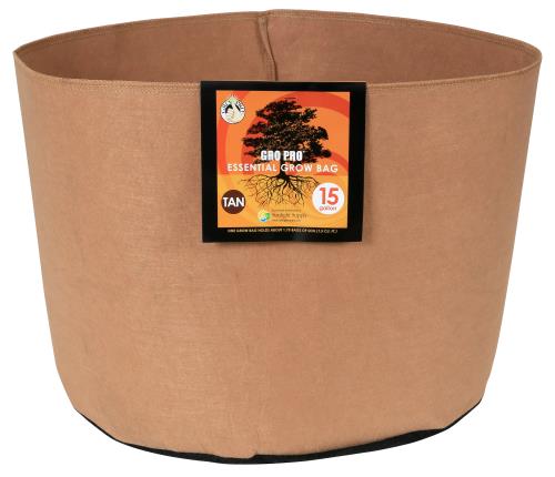 Gro Pro Essential Round Fabric Pot - Tan