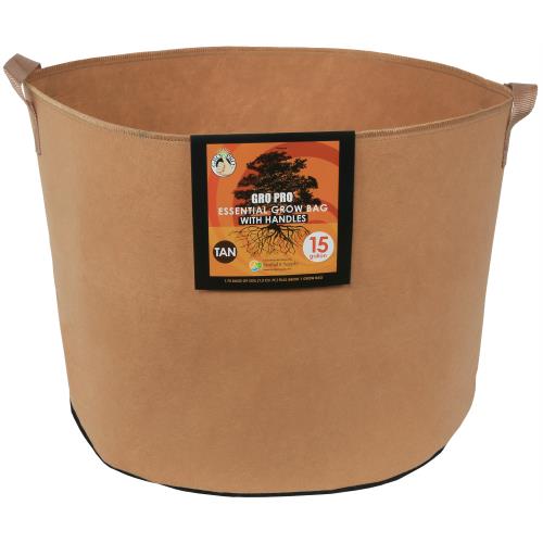 Gro Pro Essential Round Fabric Pot w/ Handles