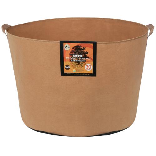 Gro Pro Essential Round Fabric Pot w/ Handles