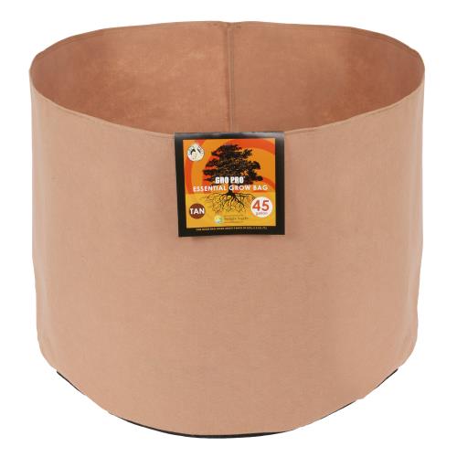 Gro Pro Essential Round Fabric Pot - Tan