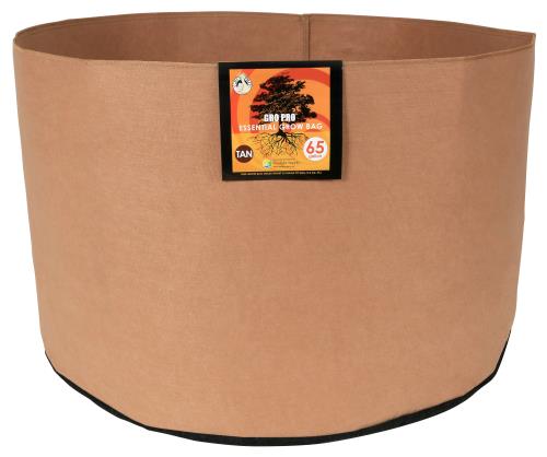 Gro Pro Essential Round Fabric Pot - Tan