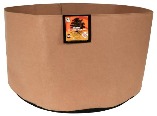 Gro Pro Essential Round Fabric Pot - Tan