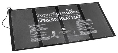 Super Sprouter 4 Tray Seedling Heat Mat 21 in x 48 in (6/Cs)