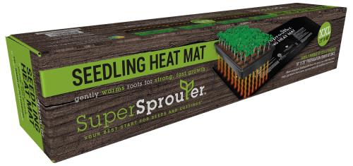 Super Sprouter 4 Tray Seedling Heat Mat 21 in x 48 in (6/Cs)