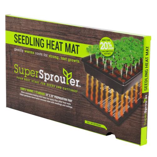 Super Sprouter Seedling Heat Mat 10 in x 21 in (10/Cs)