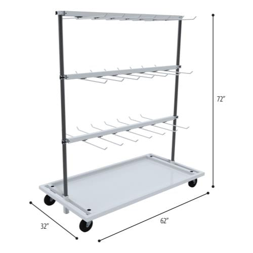 VRE Systems Mobile Hanging Dry Rack