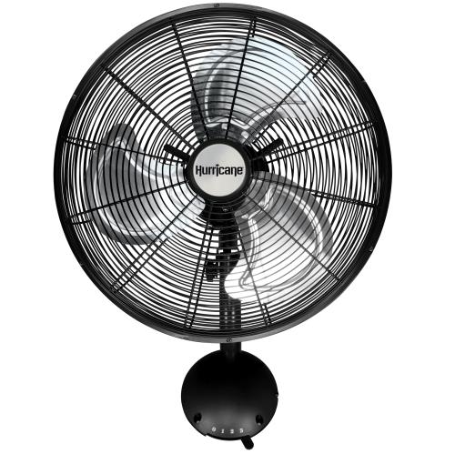 Hurricane Pro High Velocity Oscillating Metal Wall Mount Fan 16 in