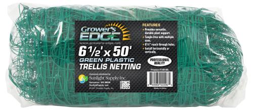 Grower's Edge® Green Trellis Netting