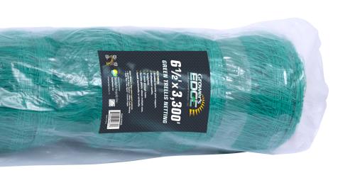 Grower's Edge Green Trellis Netting Bulk Roll 6.5 ft x 3300 ft