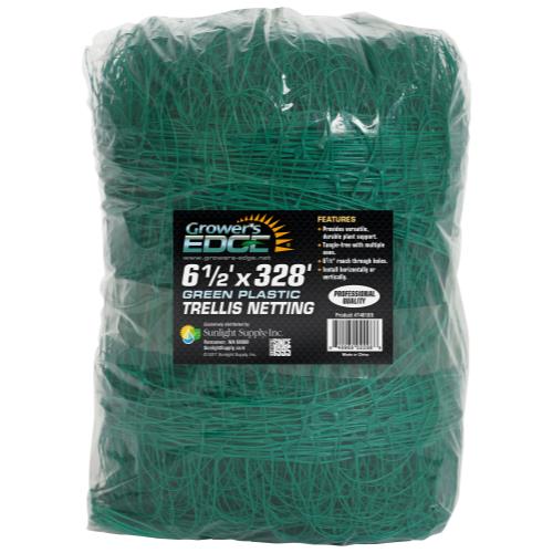 Grower's Edge® Green Trellis Netting