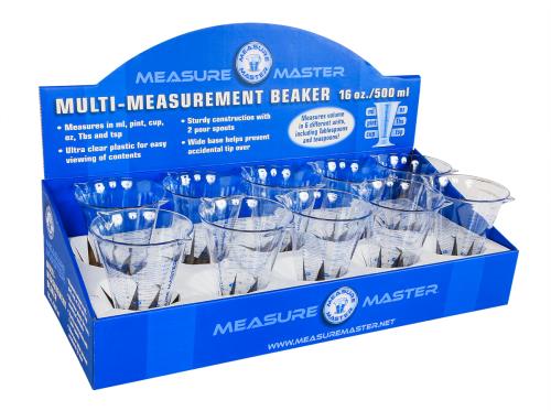 Measure Master Multi-Measurement Beaker 16 oz / 500 ml (10/Cs)