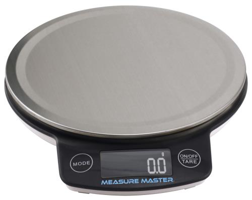 Measure Master Digital Scale w/ 1.88 L Bowl (3kg) - 3000g Capacity x 0.1g Accuracy (24/Cs)