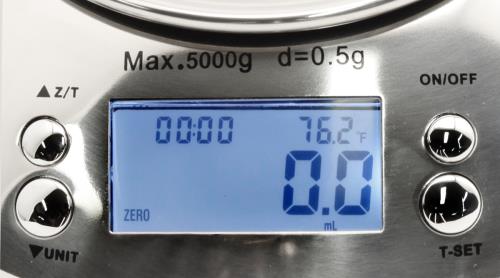 Measure Master 5000 XL Digital Scale w/ 4 L Bowl - 5000g Capacity x 0.5g Accuracy