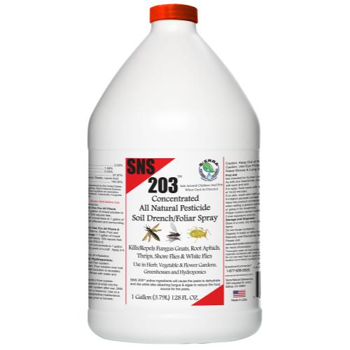 SNS 203 Concentrated Pesticide Soil Drench/Foliar Spray