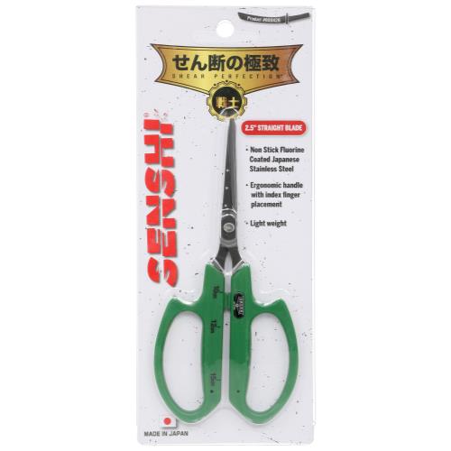 Shear Perfection Senshi Non Stick Bonsai Scissor - 2.5 in Straight Blades (12/Cs)