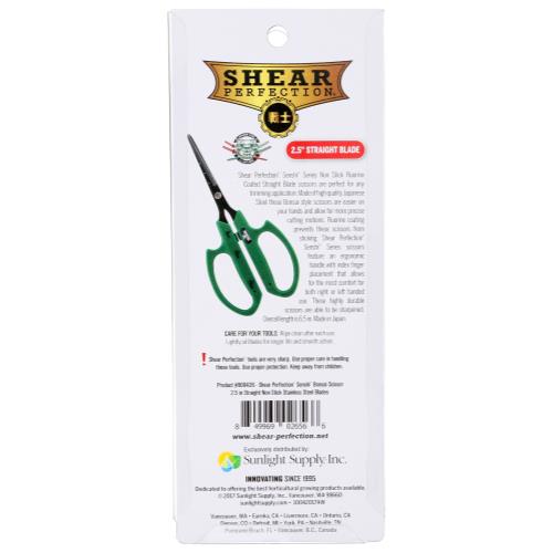 Shear Perfection Senshi Non Stick Bonsai Scissor - 2.5 in Straight Blades (12/Cs)